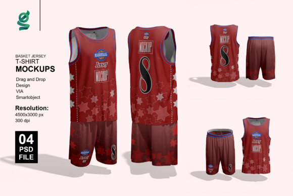 Basket Jersey T-Shirt Mockups: A Practical Tool for Designers and Entrepreneurs
