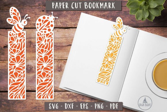 Bee Ladybug Paper Cut Bookmark SVG: A Designer’s Guide