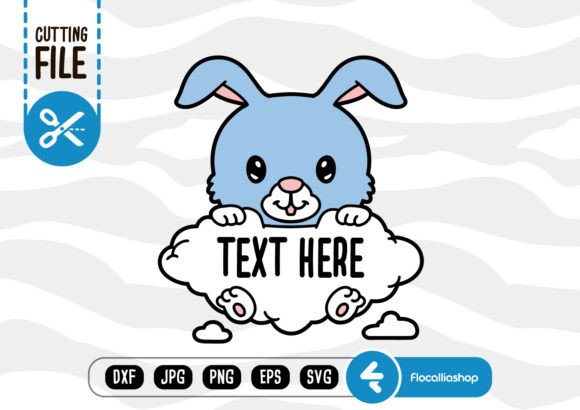 Cloud Split Cutting File, Rabbit SVG: A Charming Design with Hidden Pitfalls