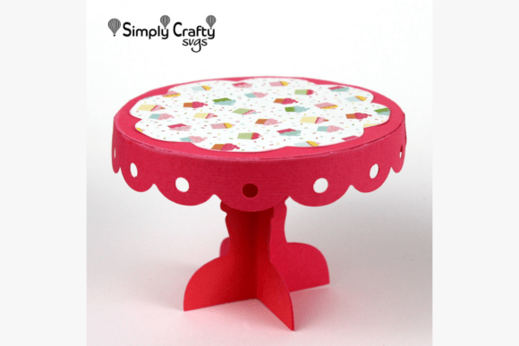 Cupcake Stand SVG: A Sweet Solution for 3D Paper Crafters