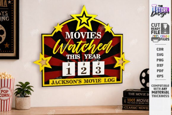 Enhance Your Home Theater Experience with Movie Tracker Laser Cut Cinema Movies