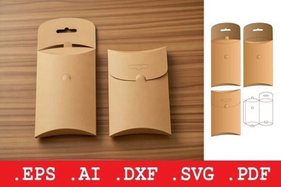 Envelope Style Pillow Box with Hang Hole: Practical Packaging for Creative Retail Solutions