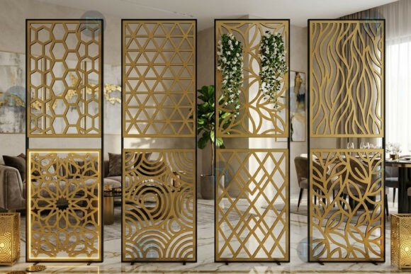 Laser Cut Room Divider Panel SVG Bundle