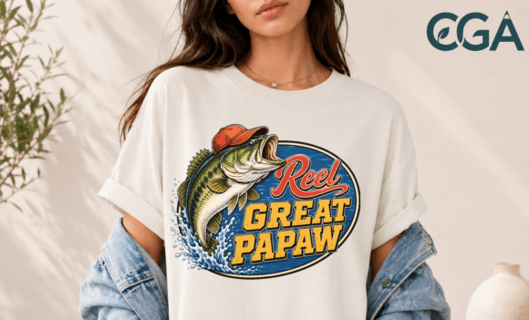 Reel Great Papaw Bass Fishing PNG