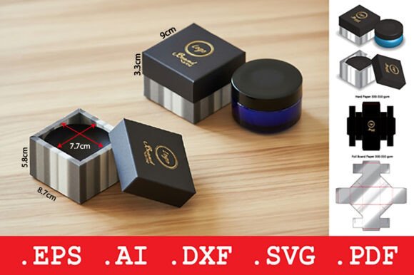 Square Cosmetic Jar Folding Box: Strategic Packaging for Premium Product Presentation
