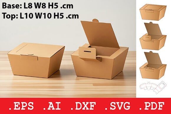 Takeout Style Tuck Lid Food Box: A Designer’s Asset for Modern Packaging