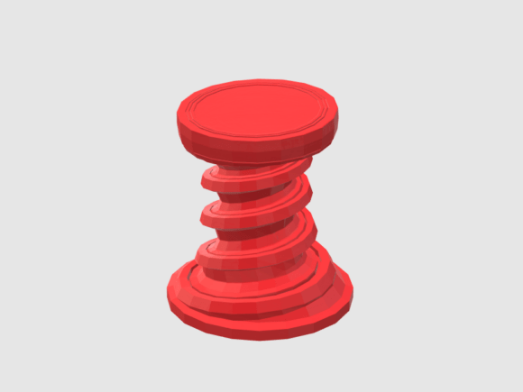 Ultra Minimal Cylindrical Phone Stand: Simple Design, Practical Use