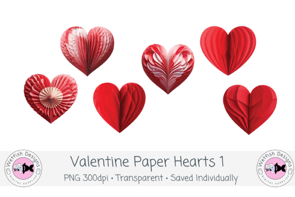 Valentine Paper Hearts 1: Elevating Designs with Dimensional Romance
