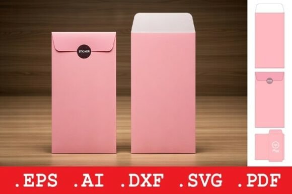 Vertical Pocket Invitation Envelope