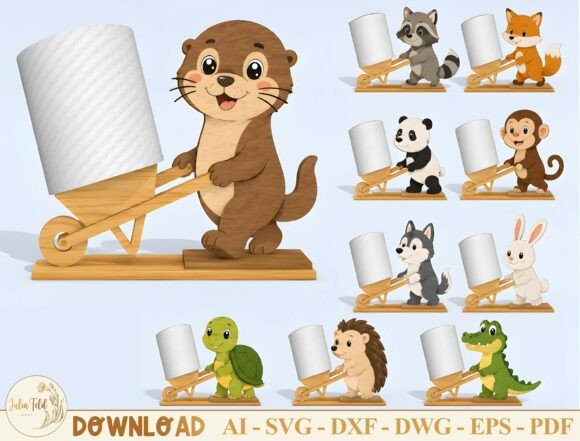 Whimsical Animal Designs for Functional Bathroom Decor